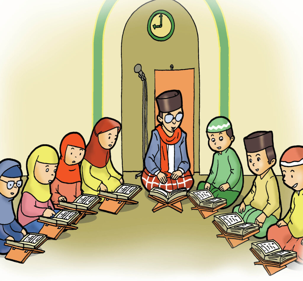 Ilustrasi Tadarus Al-Qur'an
